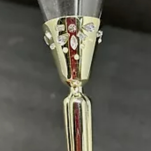 Monique Lhuillier Waterford Modern Love 8-Ounce Toasting Flute Only One - Picture 3 of 7